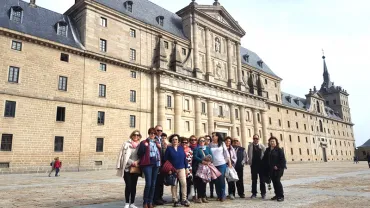 imagen en El Escorial, abril 2018, fuente imagen Universidad Popular Miguelturra