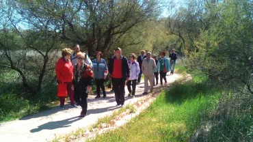 imagen de la ruta en las Tablas de Daimiel, mayo 2018