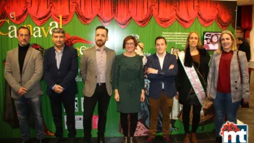imagen inauguración exposición sobre el Carnaval, enero 2018