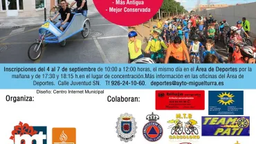 imagen del cartel del Día de la Bicicleta, diseño del Centro de Internet