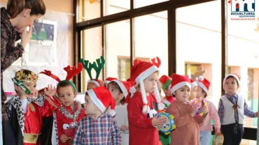 imagen de la fiesta de Navidad de la Escuela Infantil Pelines, diciembre 2016