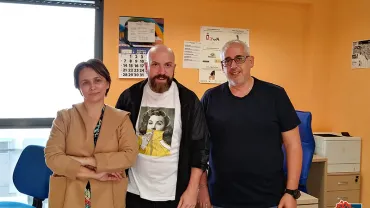 imagen de Ángela Molino Toulet, Miguel Pérez Trujillo y Nacho Vera (de izquierda a derecha)