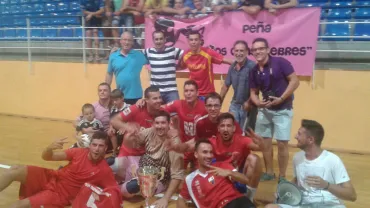 imagen grupal de la Final de Fútbol Sala 2014-2015