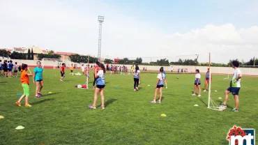 imagen del acto clausura Escuelas Deportivas en el Estadio Municipal, mayo 2017