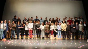 imagen de autoridades y deportistas de la Gran Gala Deportivos 2017