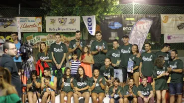 imagen de los ganadores y ganadoras del Torneo Vóley Playa Miguelturra 2016, fuente imagen ADV Miguelturra