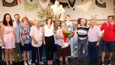 Imagen Victoria Sobrino en el homenaje cena jubilados