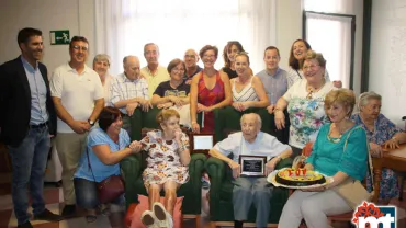 imagen del homenaje a Don Benito Consolación García Tercero, septiembre 2017