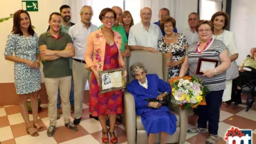 imagen del homenaje a Doña Rafaela Beldad Fernández, ferias y fiestas 2018