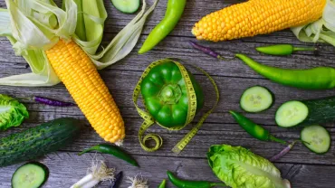imagen de verduras aludiendo a una alimentación sana y saludable