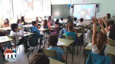 imagen de una de las sesiones de la igualdad en mi escuela, mayo 2019 Miguelturra