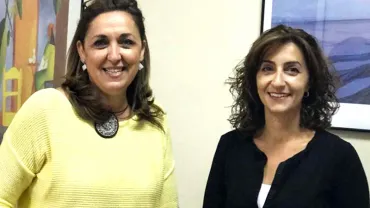 imagen de Fátima Mondéjar Rodrigo, a la derecha, y María Luisa Gómez Ramírez, imagen de archivo del 2018.