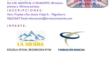 imagen cartel monitor-a tiempo libre, asociación M-Pieza, junio 2015