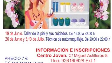 imagen cartel cuidados a flor de piel, junio y julio 2015