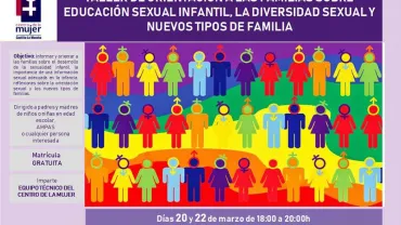 imagen cartel taller orientación sexual, marzo 2018
