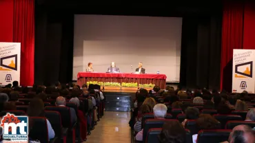 imagen de la charla de Joaquín Diaz en Miguelturra, mayo de 2016