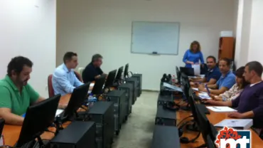 imagen del curso de docentes en Laboriscity, octubre de 2015