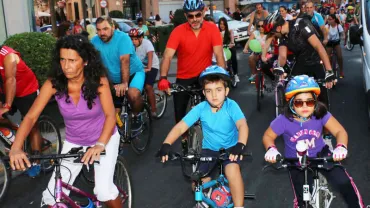 imagen del Día de la Bicicleta de las Ferias de Miguelturra 2015
