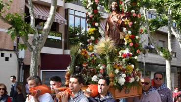imagen de San Isidro durante la Romería de 2019