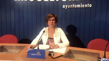 imagen de la alcaldesa de Miguelturra Victoria Sobrino, 2 de octubre de 2018