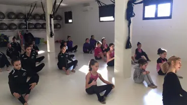 imagen del CDE Volaverunt de Miguelturra en la masterclass de Lola Eiffel