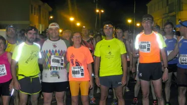 imagen de la salida de la Carrera Nocturna Miguelturra, agosto 2015