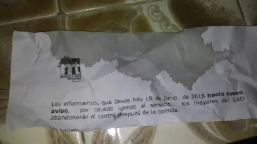 imagen enviada por el Grupo Popular de Miguelturra sobre el SED, junio 2018