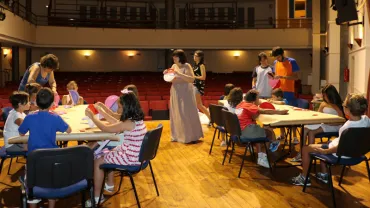 imagen de uno de los talleres de la Biblioteca Municipal en agosto de 2016