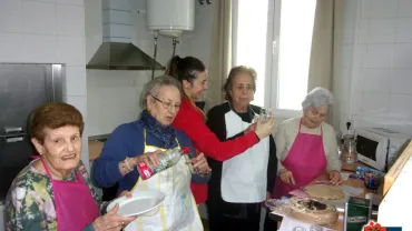 imagen del taller de repostería del SED de Miguelturra, noviembre 2018