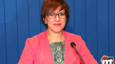 imagen de la alcaldesa de Miguelturra, Victoria Sobrino, enero 2019