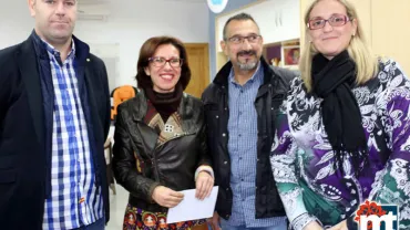 visita institucional a la nueva tienda Entre Nubes, noviembre 2015