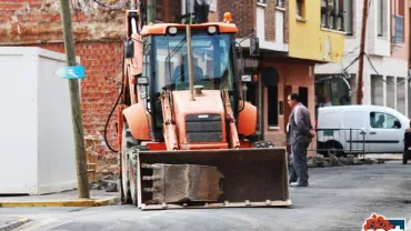 imagen del comienzo de las obras para mejora de calles, noviembre 2015