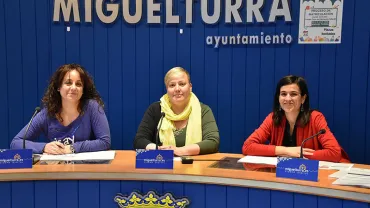 imagen de la rueda de prensa presentación de solicitudes Escuelas Infantiles, Miguelturra, abril 2019