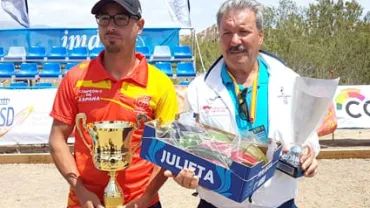 imagen de Jose David Fernández, izquierda, e Inocente Bastante, derecha, 2018