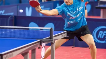 imagen del jugador Javier Benito, durante la competición en Antequera, junio 2015