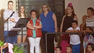 imagen de la jornada solidaria de la Cofradía del Gran Dolor, julio 2015