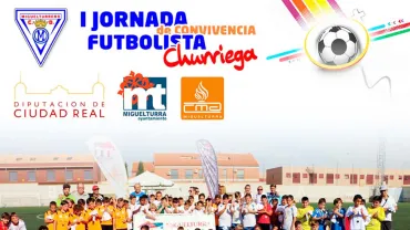 imagen participantes de la Jornada Futbolística Churriega, junio 2017