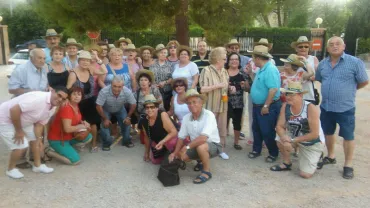 imagen de la Asociación de Jubilados y Pensionistas en Ruidera, agosto 2015