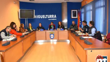 imagen de la Junta Local de Seguridad de Miguelturra, febrero 2019