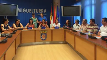 Imagen Victoria Sobrino y la Plataforma de afectados por la Hipotecas 