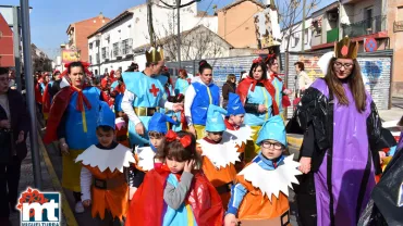 imagen de un de los centros educativos de Miguelturra en su desfile del Carnaval 2019