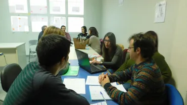 imagen del grupo de la Lanzadera de Empleo de Miguelturra, febrero 2017