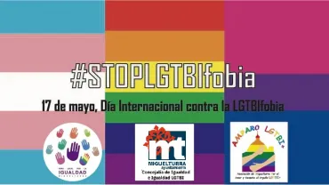 imagen alusiva a la celebración del 17 de mayo de 2020, asociación Amparo