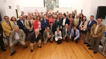 imagen de participantes en el acto de los 30 años de la Mancomunidad, junio 2018, fuente imagen Lanza Digital - J. Jurado