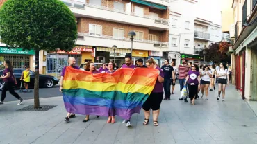 imagen de la Primera Marcha del Orgullo, junio 2017