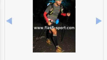 imagen de Miguel Martín Illescas durante su Ultra Trail del Mont Blanc del 2015