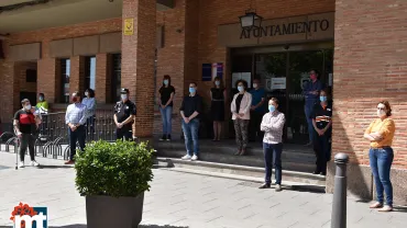 imagen del minuto de silencio por las víctimas del Covid-19, 27 de mayo de 2020