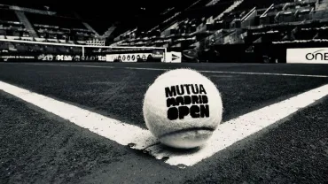 imagen pelota de tenis en el Mutua Madrid Open