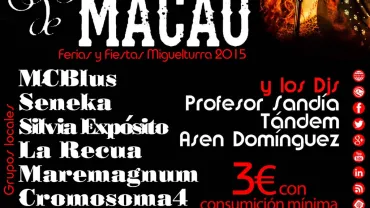 imagen del cartel anunciador del Muxismo Rock 2015 Ferias y Fiestas Miguelturra 2015