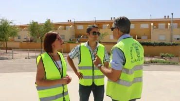 Imagen de las obras del ewntorno de la Ceoe